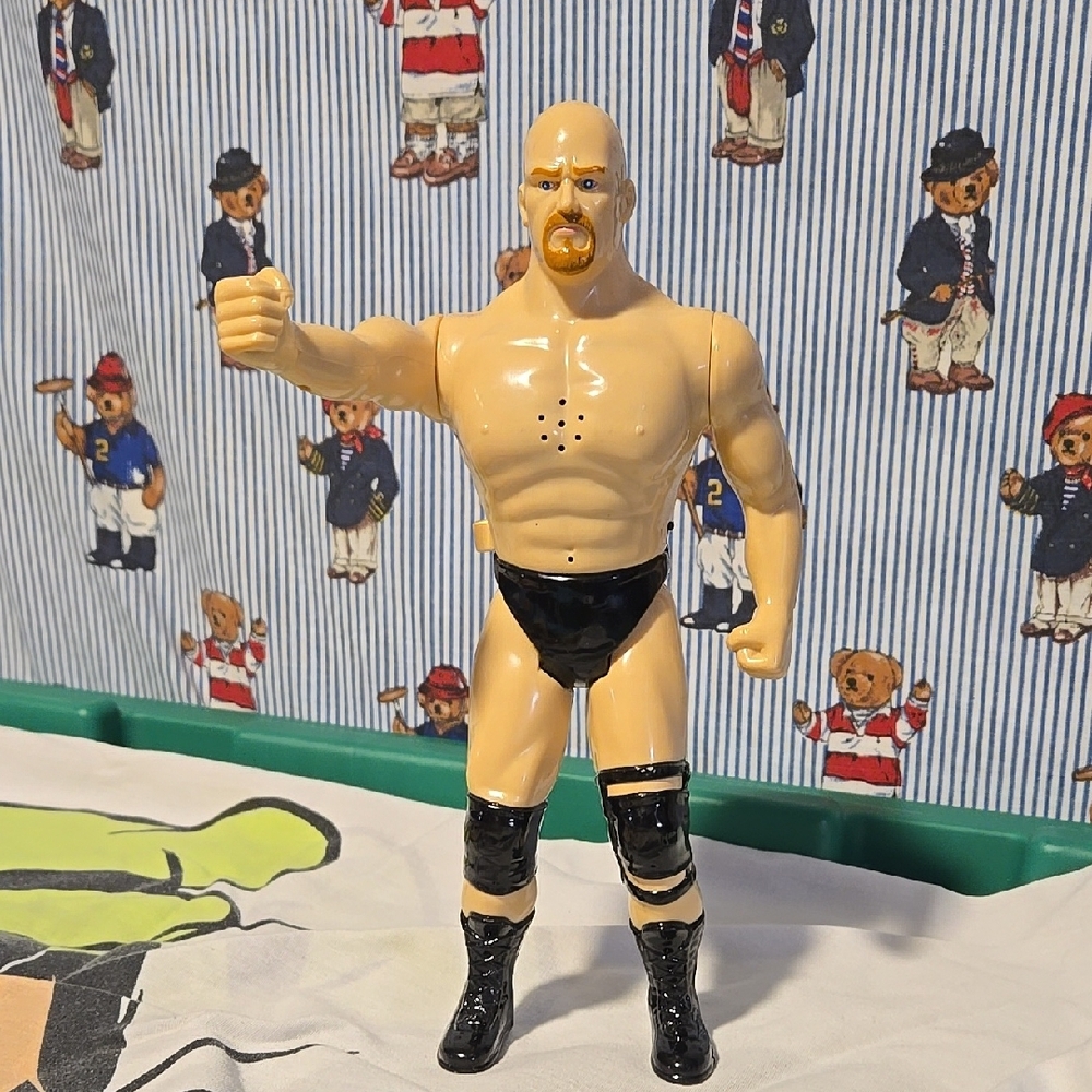 Vintage Stone Cold Steve Austin Wrestling Action Figure Wwf Wwe
